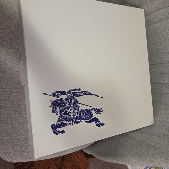 Burberry Black Ankle Boots with Check Pattern - Picture 2 of 12